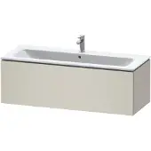 Duravit L-Cube Waschtischunterbau wandhängend, 1 Auszug, 1220x400x481mm, LC614309191, Farbe: Taupe Matt Dekor