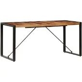 Syfax Esstisch 160x80x75 cm Massivholz Akazie
