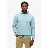 Superdry für Herren. M2013751A Essential Logo Sweatshirt blau (L), Lässig, Baumwolle