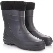 Lemigo Damen Thermo EVA Gummistiefel sehr leicht Jessy (Carbon, 37 EU)