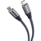 PremiumCord USB-C to USB-C Braided Grau 1 m USB-Kabel