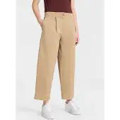BOSS für Damen. 50556593 Taquina beige Hose (40), Lässig, Baumwolle