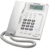 Panasonic KX-TS880, Freisprecheinrichtung, 50 Eintragungen, Anrufer-Identifikation, Weiß