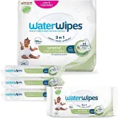 WaterWipes Baby Wipes Soapberry 4 Pack sanfte Feuchttücher für Kleinkinder 4x60 St.