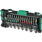 Wera Tool-Check Plus 2 Werkzeugset, 39-teilig mit 1/4-Zoll-Bit-Ratsche und Bits