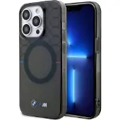 BMW Etui BMHMP14LHGPK iPhone 14 Pro 6.1" szary/grey Pattern MagSafe