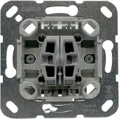 Gira Serie Schalter Einsätzen 10A 250V Zwei Gang - 312500