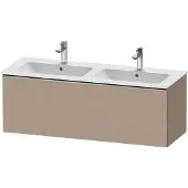 Duravit D-Neo Waschtischunterbau wandhängend, 1280x440x462mm, 1 Auszug, mit Griff Edelstahl gebürstet, DE4265070750000