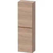 Duravit Halbhochschrank D-Neo 40x24cm, 1 Tür, 4 Bö, An R, b geb/Ei ma