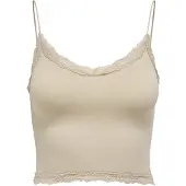 ONLY Spitzentop "ONLVICKY LACE SEAMLESS CROPPED TOP"