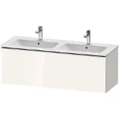 Duravit D-Neo Waschtischunterbau wandhängend, 1280x440x462mm, 1 Auszug, mit Griff Edelstahl gebürstet, DE4265070220000