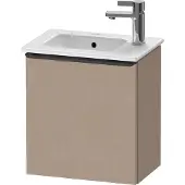 Duravit Waschtischunterschrank D-Neo 41x27,4x44cm, 1 T, An li, schwarz/Leinen