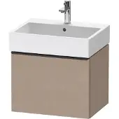 Duravit Waschtischunterschrank D-Neo 58,4x44,2cm, sw/Leinen, 1 Ausz., wandhängend