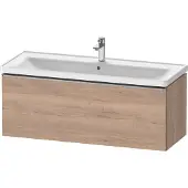 Duravit D-Neo Waschtischunterbau wandhängend, 1184x440x452mm, 1 Auszug, mit Griff Edelstahl gebürstet, DE4291070550000