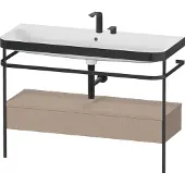 Duravit Möbelwaschtisch-Kombi Happy D.2 Plus 117,5x49cm, m Konso, 1 Lad, 2 HL, lei