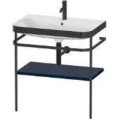 Duravit HP4737O9898 Metallk. mit Happy D.2 Plus bodenst.