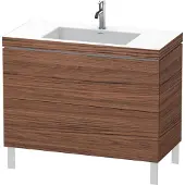 Duravit Waschtischunterschrank c-bonded L-Cube 100x48cm, 1 HL, N dkl., 2 Ausz., steh.