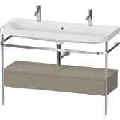 Duravit Möbelwaschtisch-Kombi Happy D.2 Plus 117,5x49cm, 1 HL, m Kons, 1 Lad, st-g m