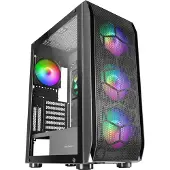Mars Gaming MCKX, Tower, PC, Schwarz, ATX, EATX, micro ATX, Mini-ITX, Gaming, Blau, Grün, Rot