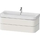 Duravit Happy D.2 Plus Waschtischunterbau wandhängend, 1175x490mm, 2 Schubkästen, HP4389039390000