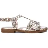 Carmela für Damen. 16219904-NUDE Ledersandalen 162199 braun (39), Wohnung, Schnalle, Lässig