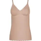 Skiny BH-Hemd "Sensation", Damen, Gr. 44, N-Gr, beige, Obermaterial: 56% Polyamid, 44% Elasthan, normal, BHs BH-Hemd, tiefer V-Ausschnitt, schmale Träger, herausnehmbare Pads
