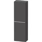 Duravit Halbhochschrank D-Neo 40x24cm, 1 Tür, 4 Bö, An re, chr/Grap ma