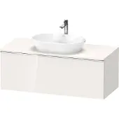 Duravit D-Neo, sous-lavabo en console suspendu, 1200x459x550mm, 1x tiroir, avec poignée chrome