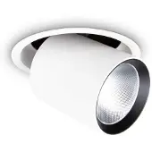 Ideal Lux Pro 248172 NOVA Einbauleuchte D150mm LED 30W 3000/2420lm 3000K weiß, UGR