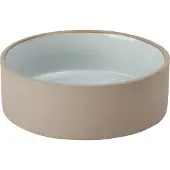 Oyoy Z60044, Hund, Keramik, Beige, Weiß, Kombinierter Futterautomat mit Tränke für Haustiere, Einfarbig, 17 cm