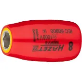 Hazet Steckschlüssel-Einsatz Außen-Sechskant-Tractionsprofil (3/8 Zoll) - 880KV-8