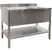 Saro Spültisch 1 Becken, Rechts - B 1400 X T 600 Mm