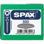 Spax -S ABDECKKAPPEN MIT KOPFBOHRUNG GRAU NR87