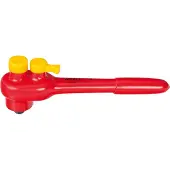 Hazet Umschaltknarre schutzisoliert, Vierkant 10 mm (3/8 Zoll) - 8816KV