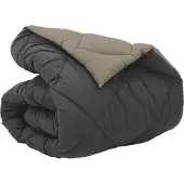 vidaXL Winterbettdecke 220 x 260 cm 450 g/m² Schwarz und Anthrazit