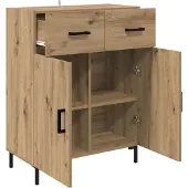 vidaXL Sideboard Artisan-Eiche 69,5 x 34 x 90 cm Holzwerkstoff