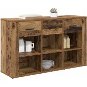 vidaXL Sideboard Altholz 100 x 30 x 59,5 cm Holzwerkstoff