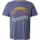 Superdry für Herren. M1012358A Outdoors Mountain T-Shirt navy (XL), Lässig, Baumwolle, Kurzarm, Marine