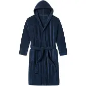 Schiesser Bademantel Herren 128546 Essentials Navy-L