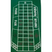 HOT Games Games Roulette-Kleid 180x90cm.grünes Filz Bett.