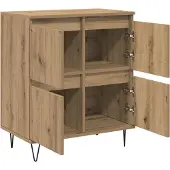 vidaXL Sideboards 3 stk. Artisan-Eiche