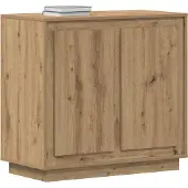 vidaXL Sideboard Artisan-Eiche 80 x 40 x 75 cm Holzwerkstoff