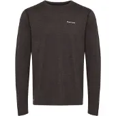 North Bend Langarmshirt "Langarmshirt NBAdreon M", Herren, Gr. L, schwarz (schwarz melange), Obermaterial: 90% Polyester PES. 10% Elasthan EL., Sweatshirts Langarmshirt