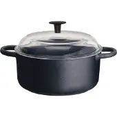Ronneby Bruk Maestro Kochtopf 4 Liter, Ø 25 cm, mit Glasdeckel