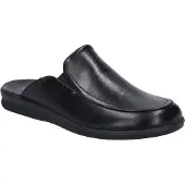 Josef seibel Herren Hausschuhe/ Pantoffeln BELFORT 20 Schwarz Glattleder Größe: 45