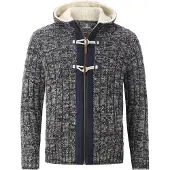 Jan Vanderstorm Outdoor Strickjacke Herren blau meliert, 7XL 818055-0001-09978