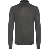 Blend Rollkragenpullover "Rollkragenpullover BHWedat", Herren, Gr. XXL, grau (charcoal mix), Obermaterial: 78% Viskose CV. 22% Polyester PES., Pullover Rollkragenpullover