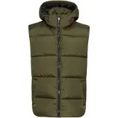 Blend Steppweste "Steppweste BHZipa", Herren, Gr. S, blau (forest night), Obermaterial: 100% Polyester PES., Westen Steppweste