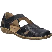Josef seibel Sandale "Rosalie 03" Komfortschuh, Halbschuh mit Blumenprägung in der Laufsohle, G-Weite