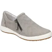 Josef seibel Slipper "Caren 22, grau", Damen, Gr. 39, grau, Obermaterial: 100% Rindsleder Leather cow., Schuhe Slipper